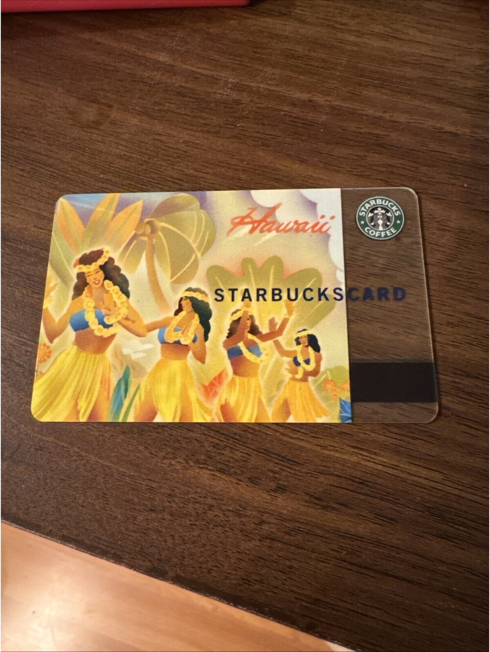Starbucks Hawaii 2004 Collectible Hula Girl Gift Card (no Sleeve)